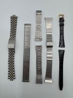 5 verschiedene Armbänder für Uhren