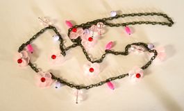 Ankerkette mit Blumen