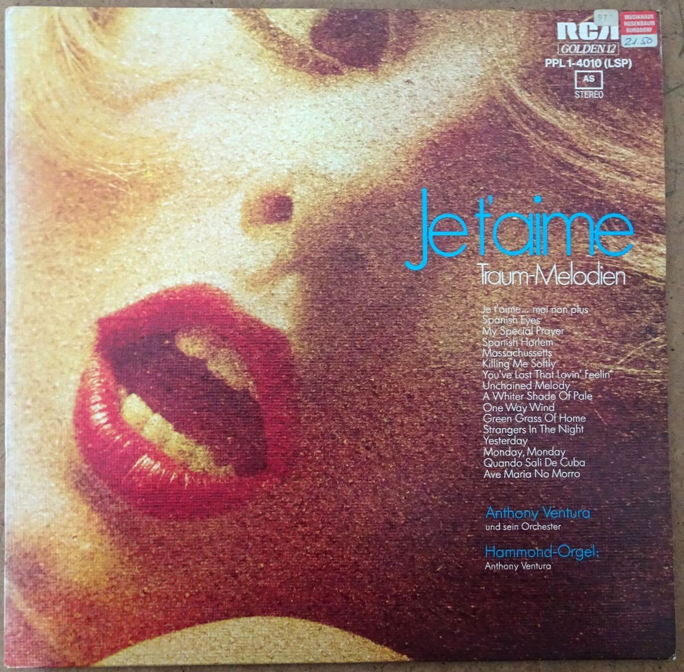 Dischi in vinile: Je t'aimee Traum-Melodien – Usato da Langenthal venduto da calicut