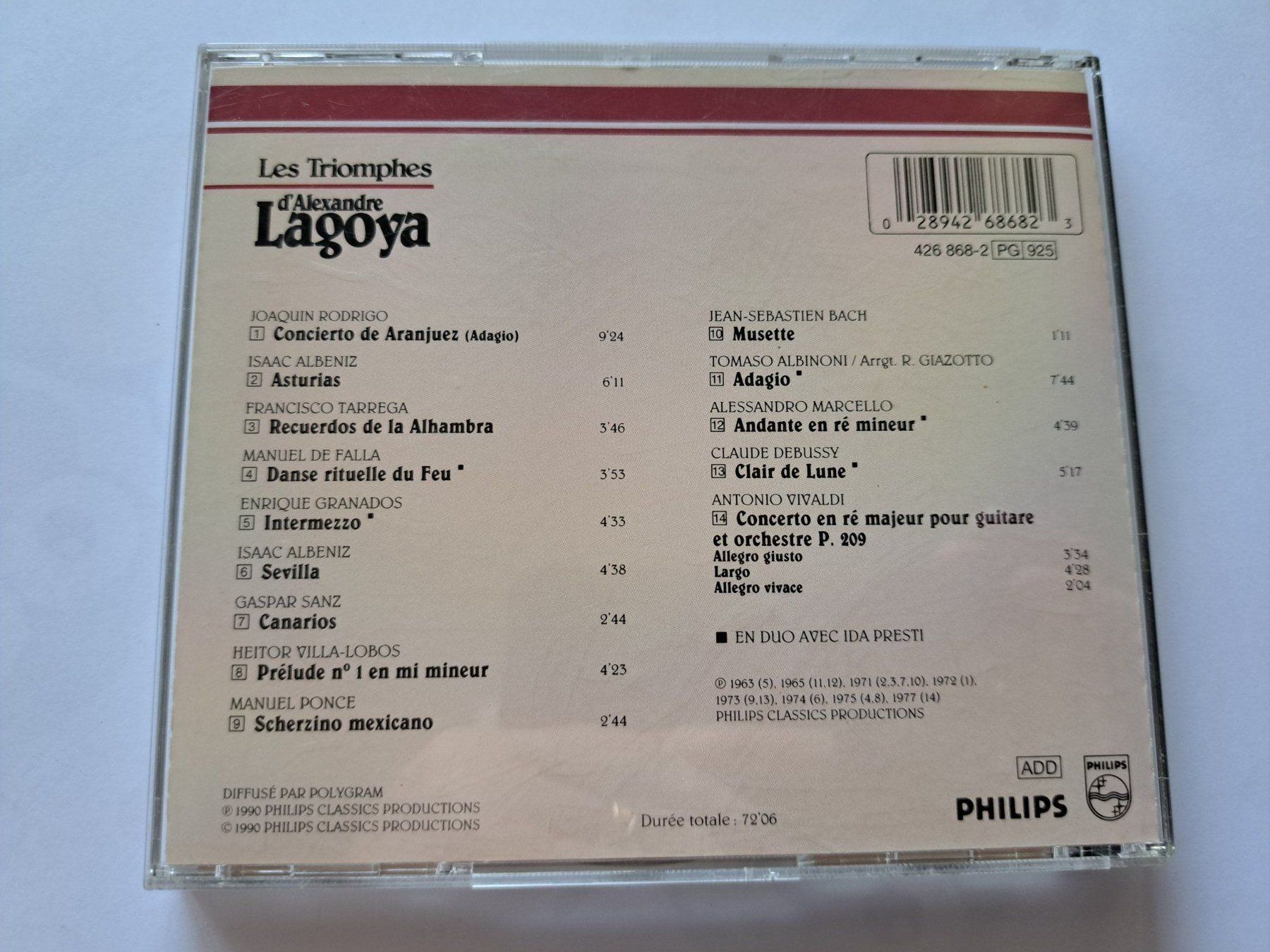 CD: Cd Les Triomphes d'Alexandre Lagoya – Usato da Pully venduto da bro_n52j 1
