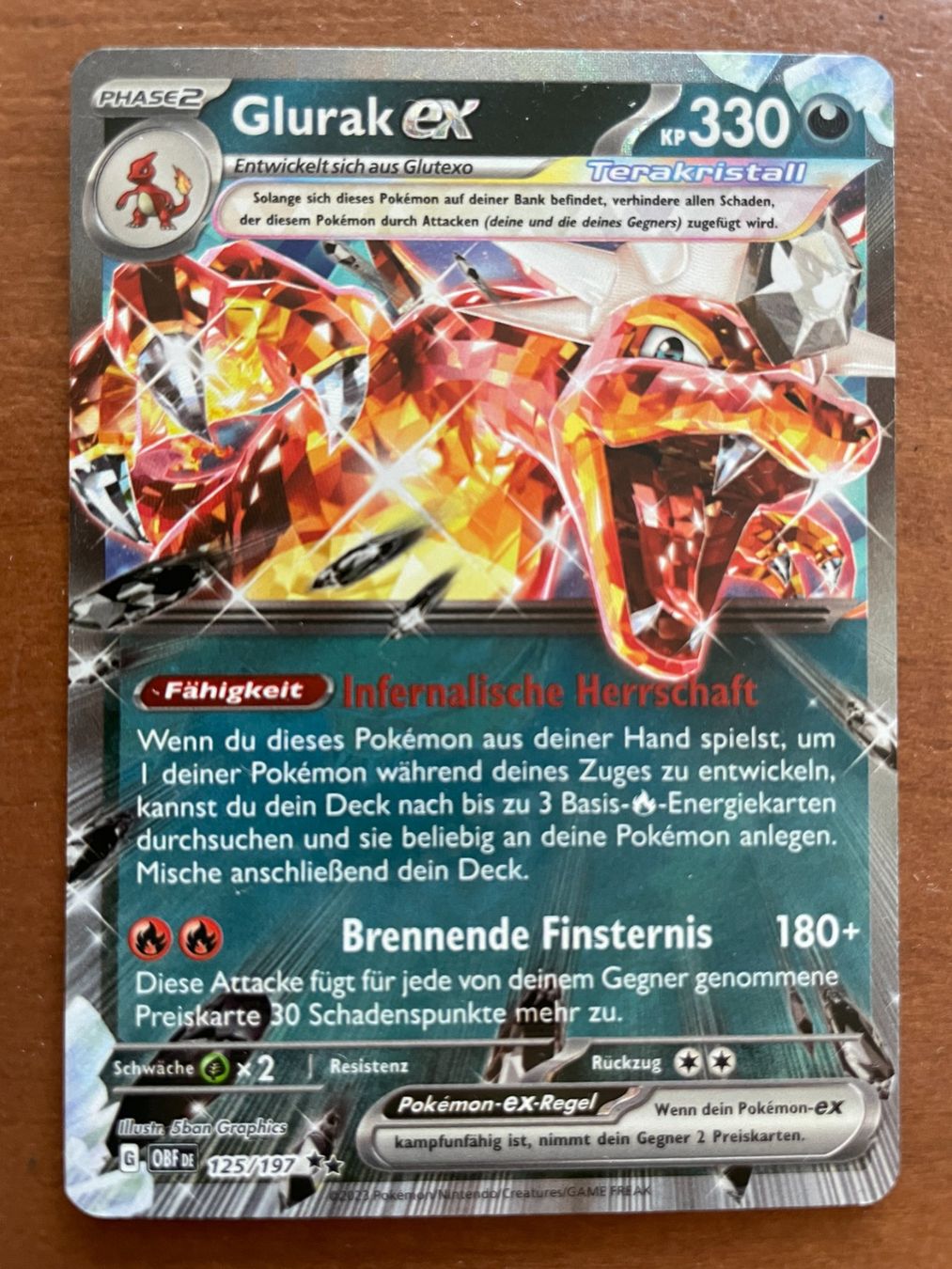 Pokémon Carte collezionabili: Pokemon Glurak eX (Versand gratis) – Nuovo (secondo la descrizione) da Chur venduto da Angerson