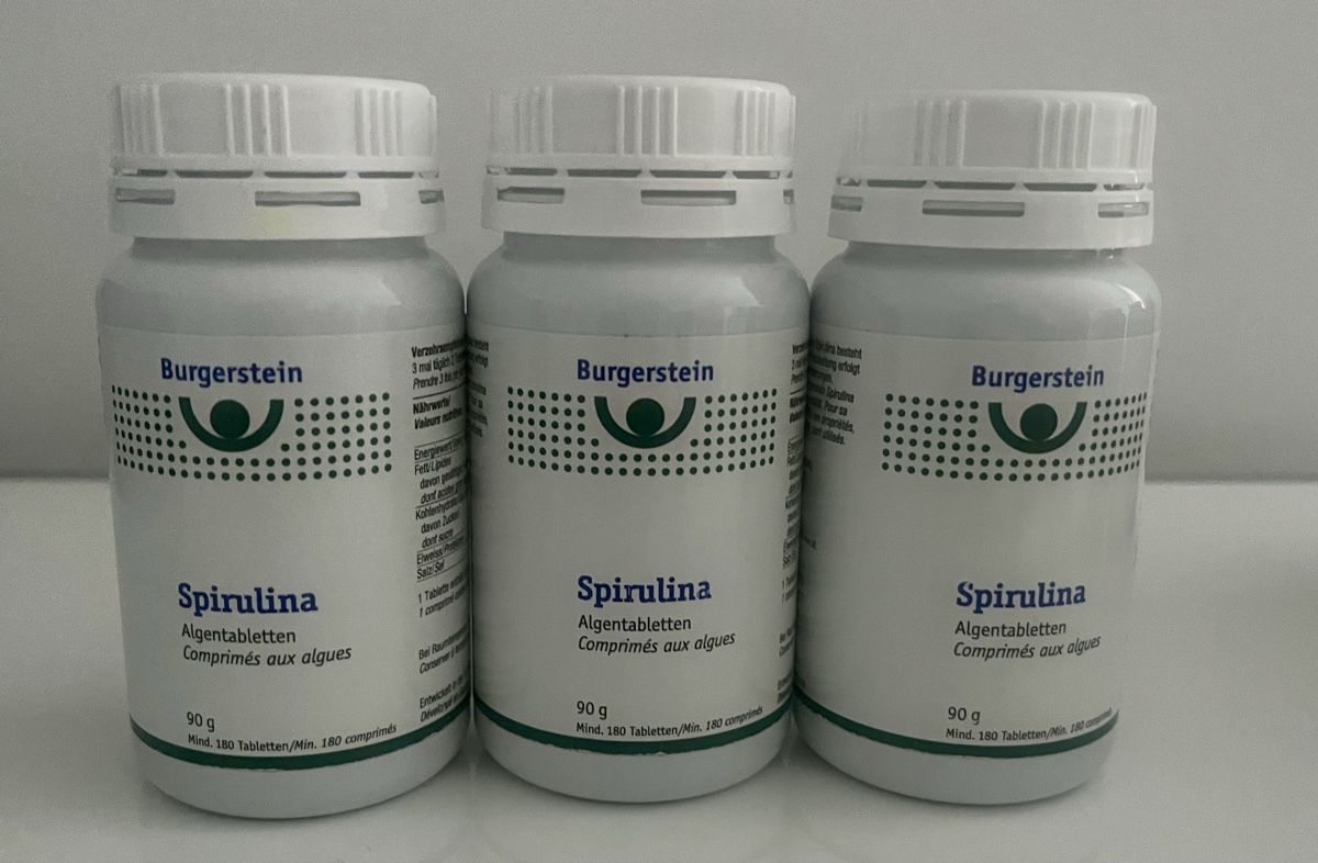 Cibi & Specialità: Burgerstein Spirulina Tabletten 3er Packung Bio Algen – Nuovo e nell'imballaggio originale da Zürich venduto da Jaskam