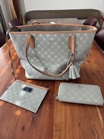 JOOP! Shopper mit passender Geldbörse & Clutch – Set
