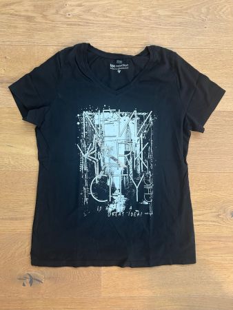 Damen- T- Shirt BPC selection BONPRIX schwarz 40/42
