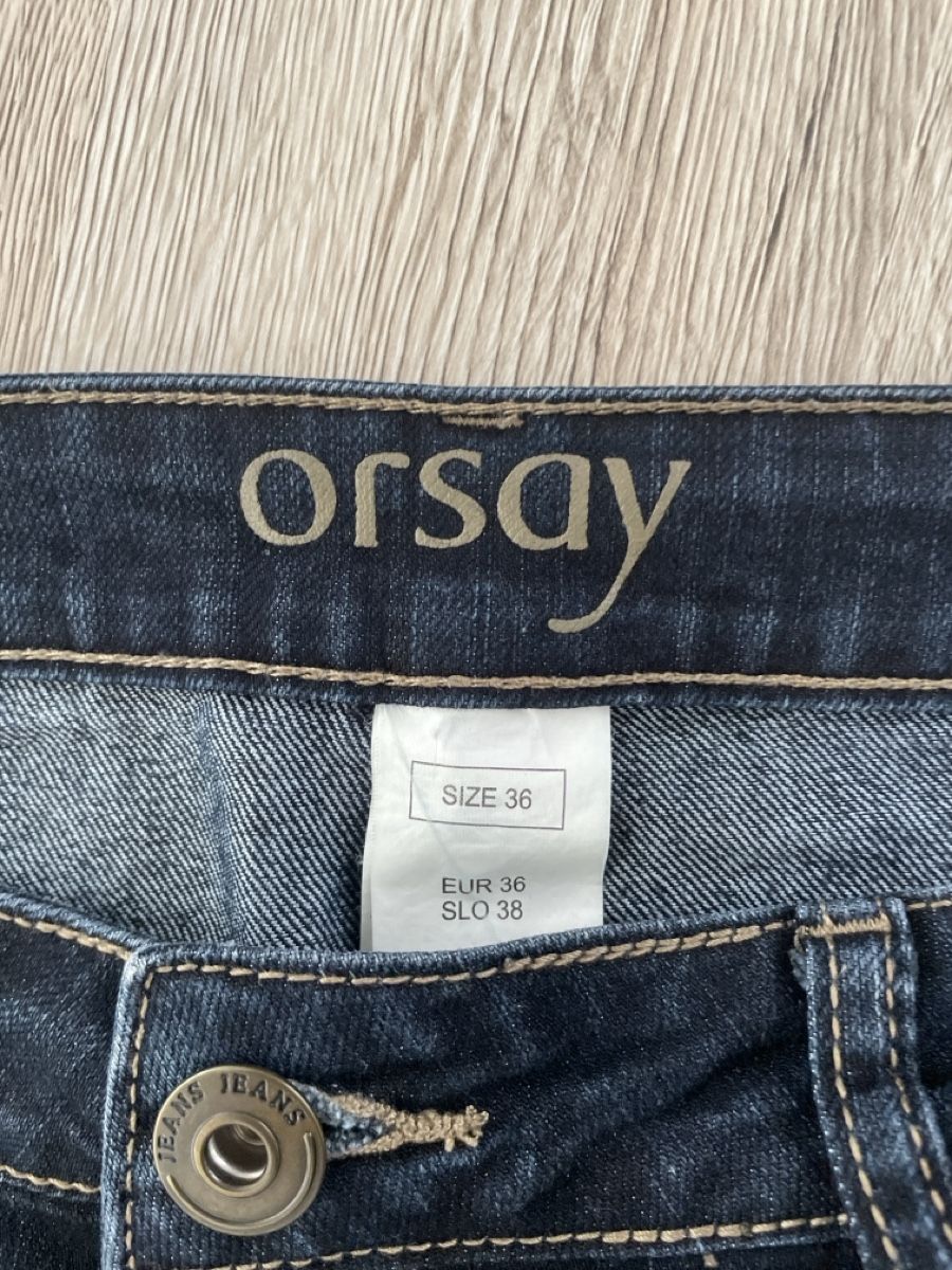 Orsay Gonne: Orsay Jeansrock, Gr. 36, Dunkelblau – Usato da Oberwil BL venduto da Petermib 4