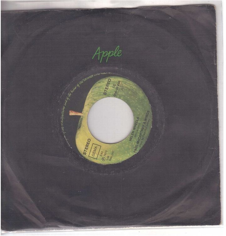 Dischi in vinile: Paul McCartney  --  Helen Wheels  Single7 – Usato da Oberwil (Dägerlen) venduto da asteng