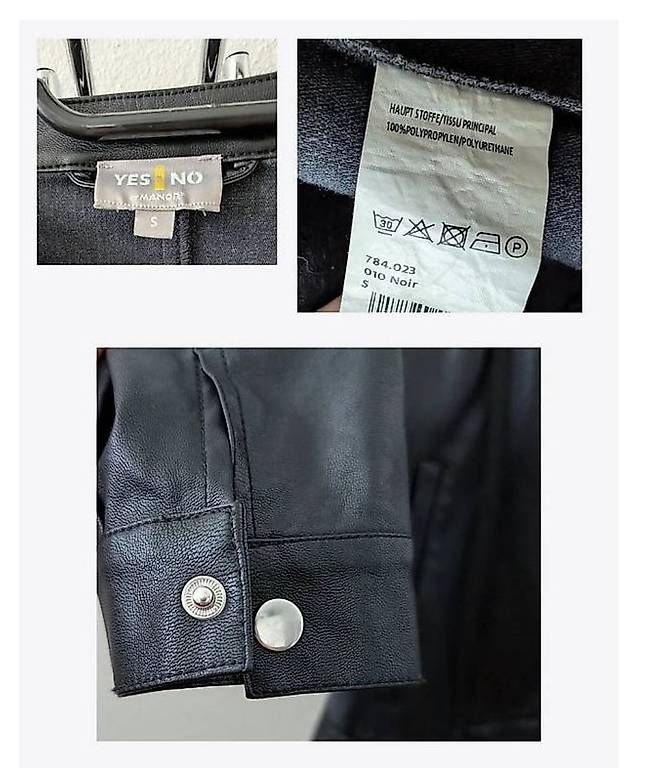 Vestes: Leichtes Jäckchen mit Lederoptik Grösse S – D'occasion à Winterthur par Linera90 3