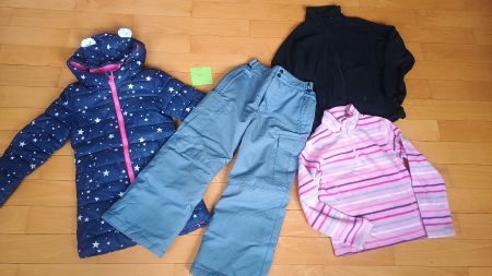 Mädchen Kleiderpaket Gr. 128 Winter