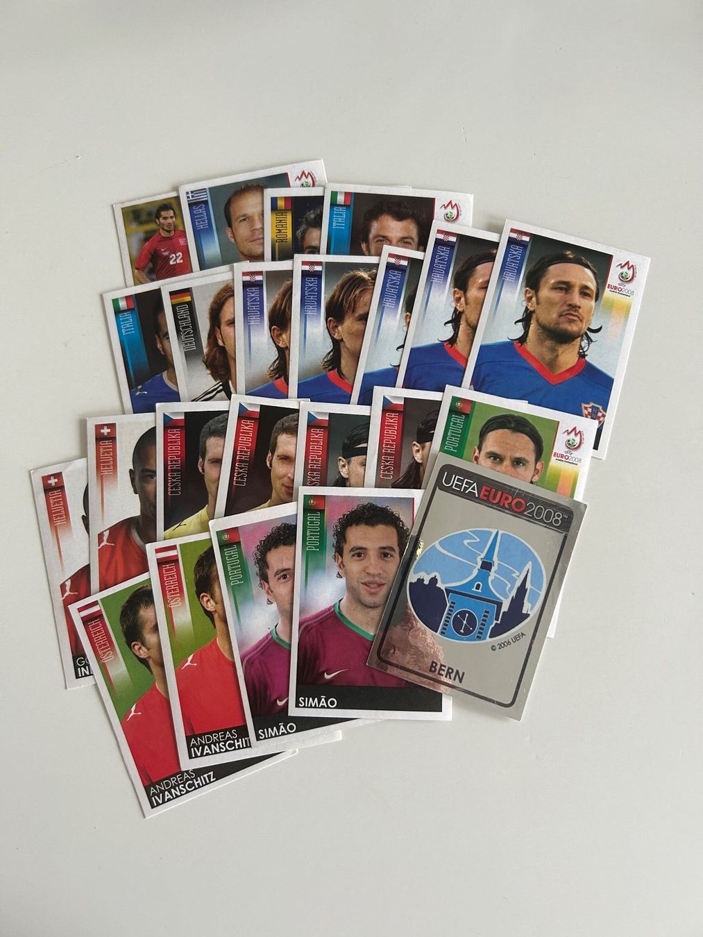 Panini Carte collezionabili: Lot de vignette PANINI EURO 2008 – Usato da Genève venduto da Sagarmatha