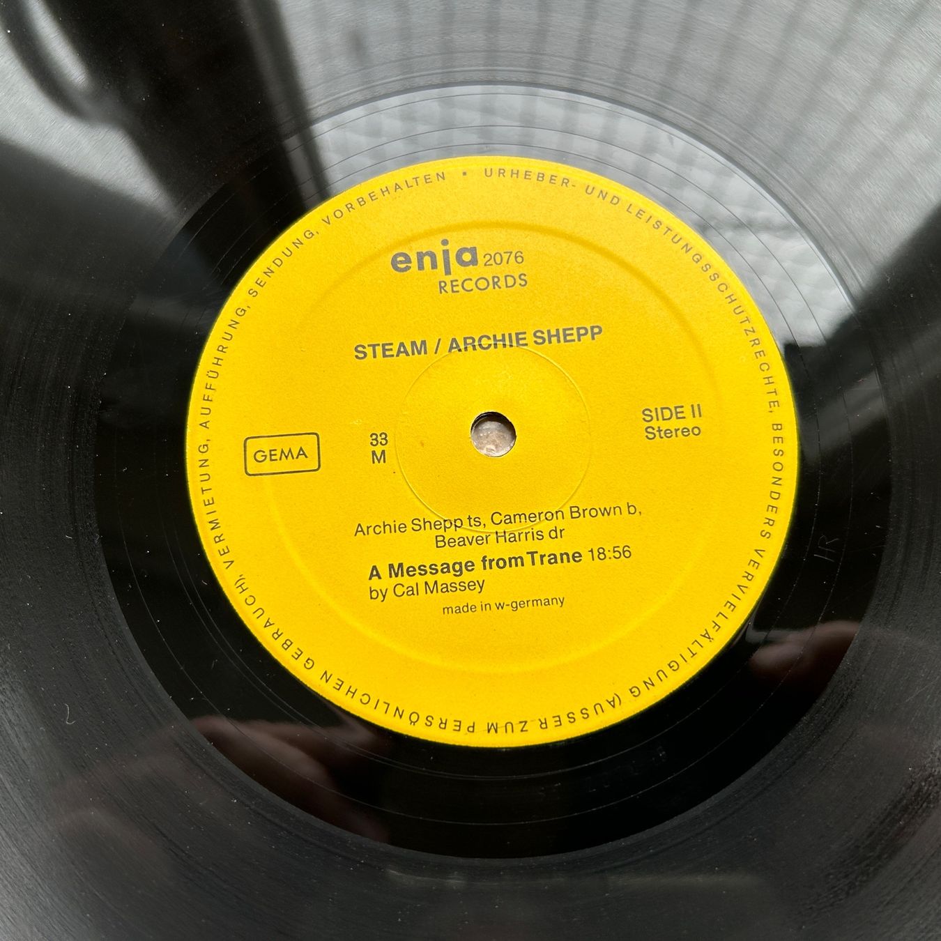 Vinyles: Archie Shepp  Steam LP – D'occasion à Lausanne par Pask1 3