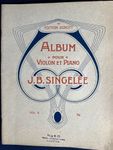 Noten - Album pour Violon et Piano - J.B.Singelèe - Vol.II