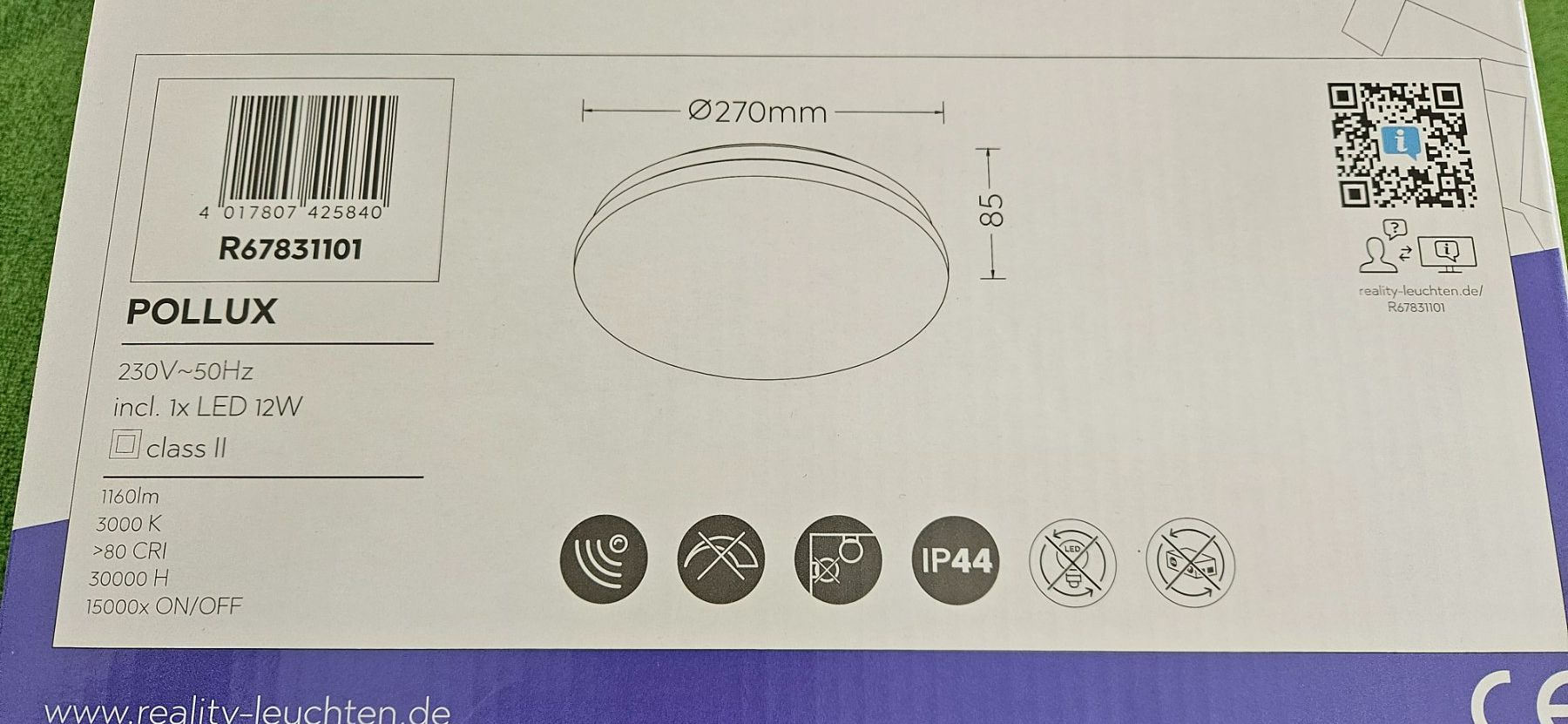 Lampadari & plafoniere: LED Deckenleuchte mit integriertem Sensor – Nuovo e nell'imballaggio originale da Thierachern venduto da ukl 2