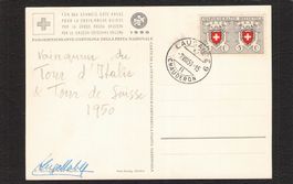 Bundesfeierkarte 1950 , Nr. 86 , 7.Vlll.50 m. Bundesfeierma.