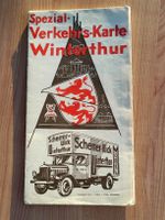Werbe Prospekt Plan Winterthur - Möbelhaus Scherrer - Wick 
