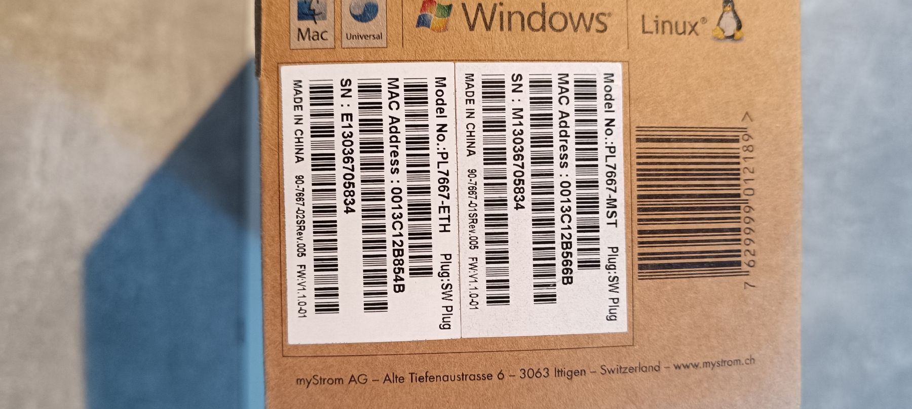 myStrom Unità & Adattatore: MyStrom Powerline ECO LAN Starter Kit 500 Mbps – Nuovo (secondo la descrizione) da Arbon venduto da Gatto81 3
