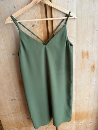 Topshop Sommerkleid, Khaki Grün, Gr. 34, neuwertig