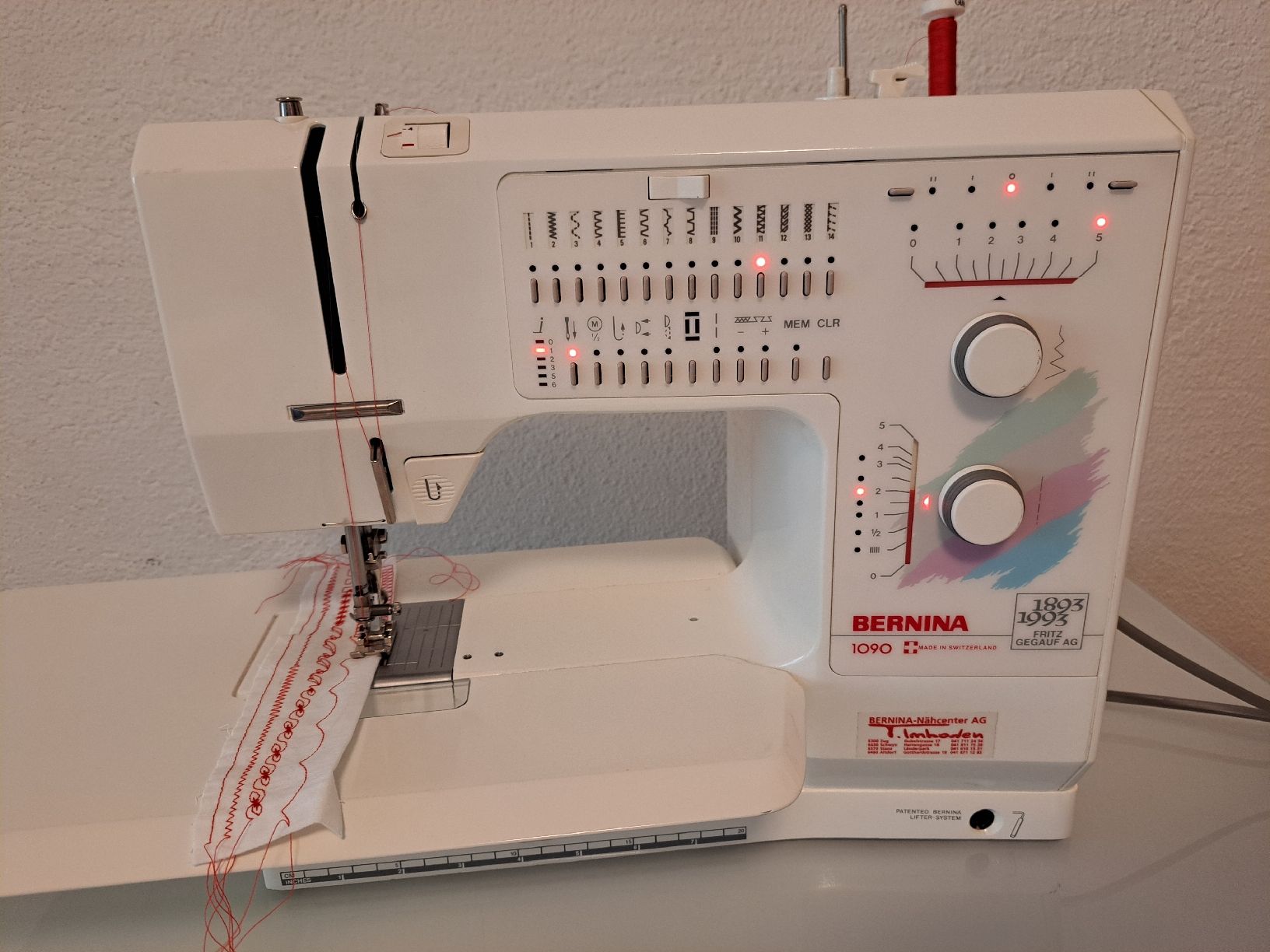Bernina Macchine da cucire: Nähmaschine Bernina 1090 – Usato da Zürich venduto da Ametyst91