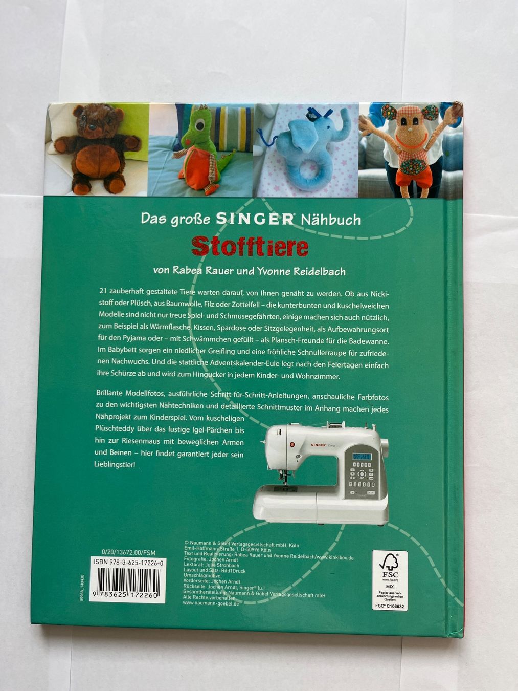 Libri: Das grosse SINGER Nähbuch - Stofftiere – Usato da Herrliberg venduto da oiaaa 1