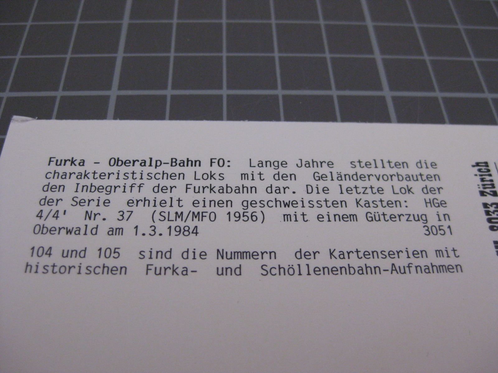 Cartoline postali: AK Oberwald mit Gepäck Extrazug – Nuovo (secondo la descrizione) da Malters venduto da Marosko 2