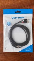 Vention 3,5 mm Klinke auf 2x Cinch (RCA) Audiokabel, 2m, Neu