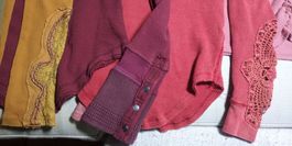 NEU Free People Biker Thermo Shirt Pullover M zu Nile RAR