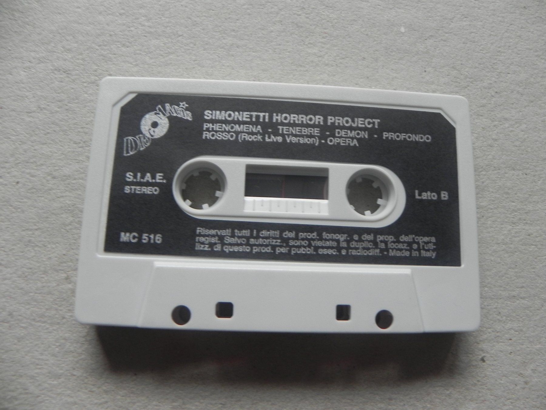 Musicassette: MC Musikkassette Italien Electro Simonetti Horror Project – Nuovo e nell'imballaggio originale da Siebnen venduto da krimsie 4