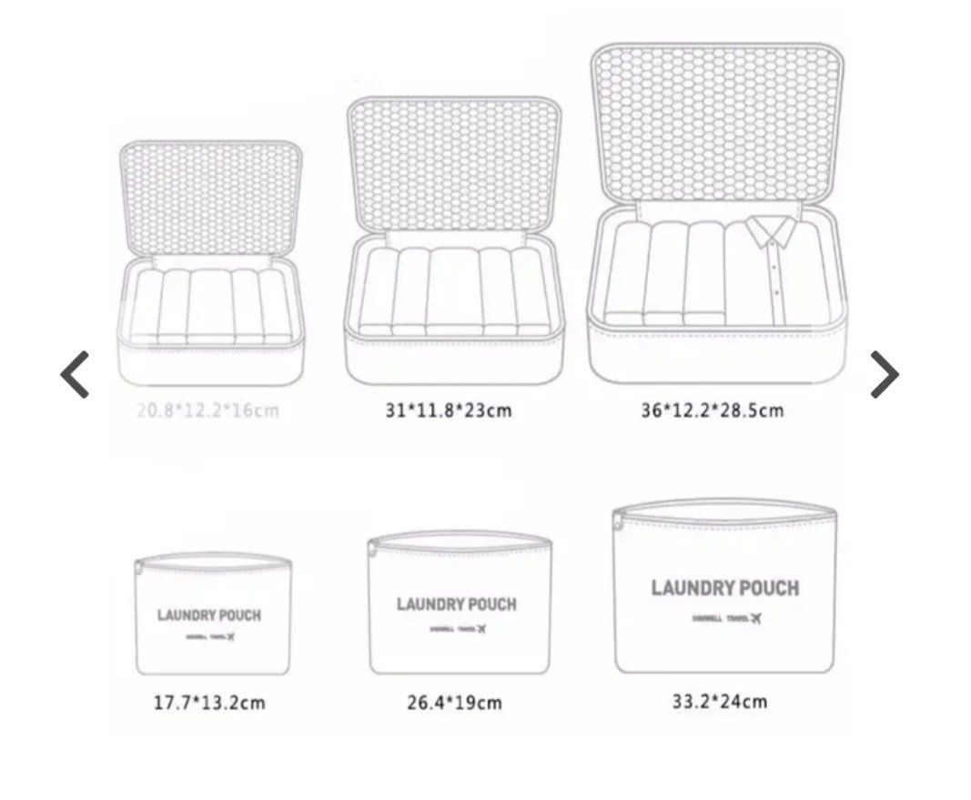 Borse: 6in1 Spritzwasserfester Koffer Organizer – Nuovo e nell'imballaggio originale da Grüsch venduto da Wiiwarm 1