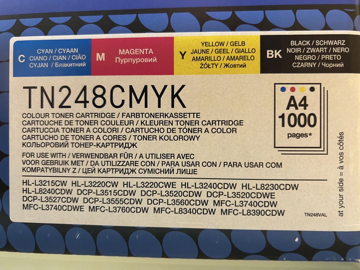 Brother Cartucce per stampanti & toner: Brother Toner TN 248 CMYK – Nuovo (secondo la descrizione) da Horw venduto da anroe