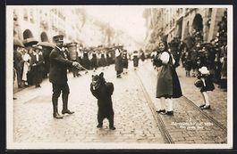 Bern, Barndütsch Fest 1924, Bär im Mau