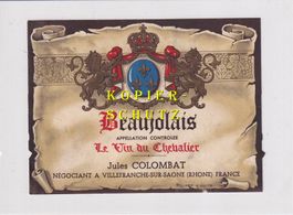 Etikette - Beaujolais (Colombat) /bd