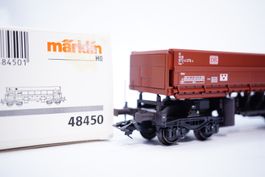 4œ Märklin 48450 DB Schüttgut - Kippwagen braun