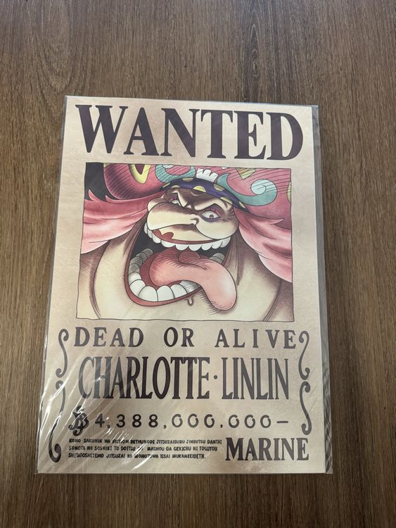 One Piece - Charlotte Linlin - Wanted Poster-Neu! | Kaufen auf Ricardo