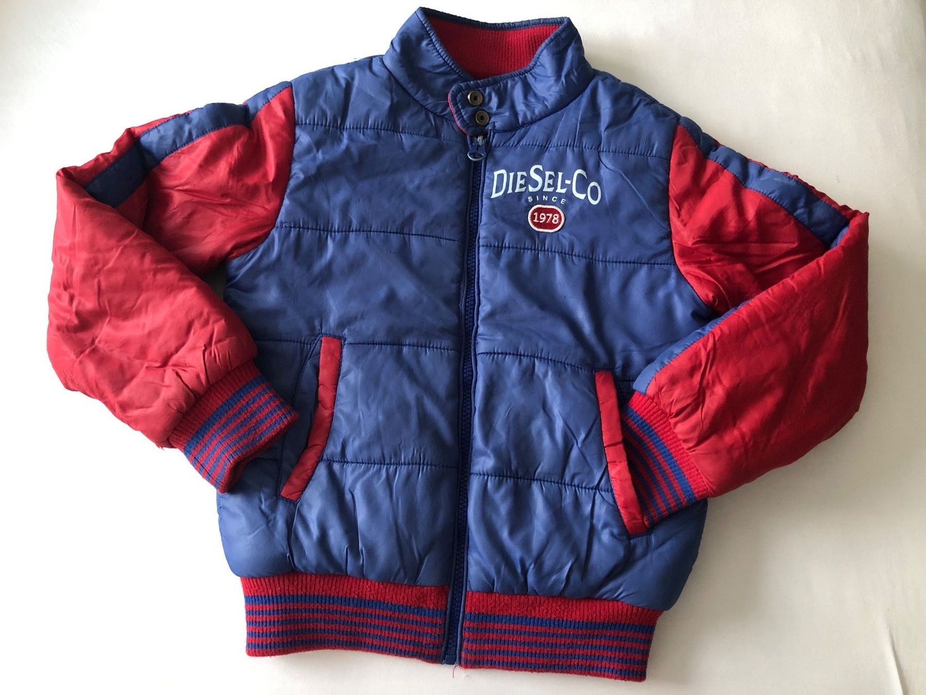 Diesel Giacche & Cappotti: Diesel Reversible Bomberjacke Gr 122 – Usato da Egg b. Zürich venduto da egg2665
