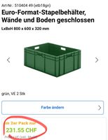 Euro-Format-Stapelbehälter/ Rako Kisten