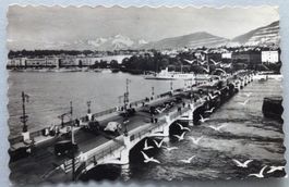 Genève, Pont du Mt. Blanc et le Mt. Blanc