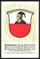 Niederhasli, Wappen auf Ähren-Ornamente