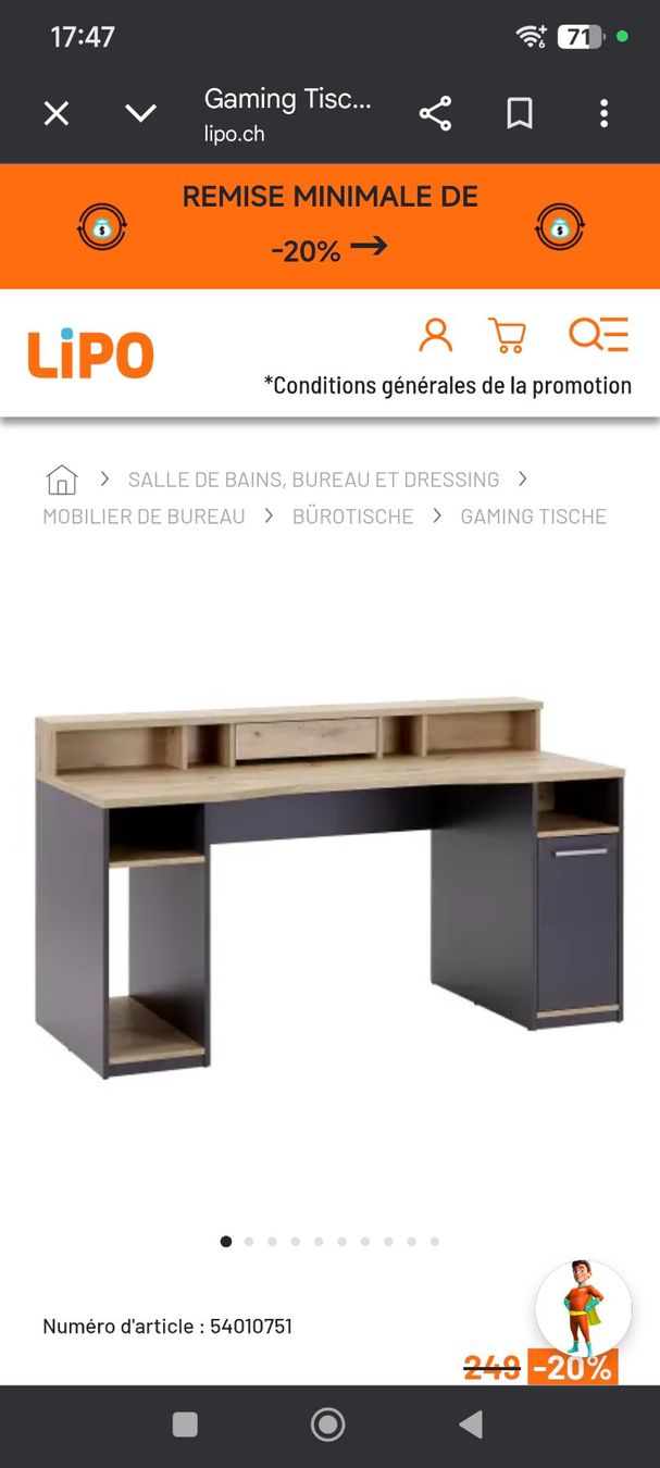 Schreibtische: Bureau – Neu (gemäss Beschreibung) aus Réchy von tan_bg5m