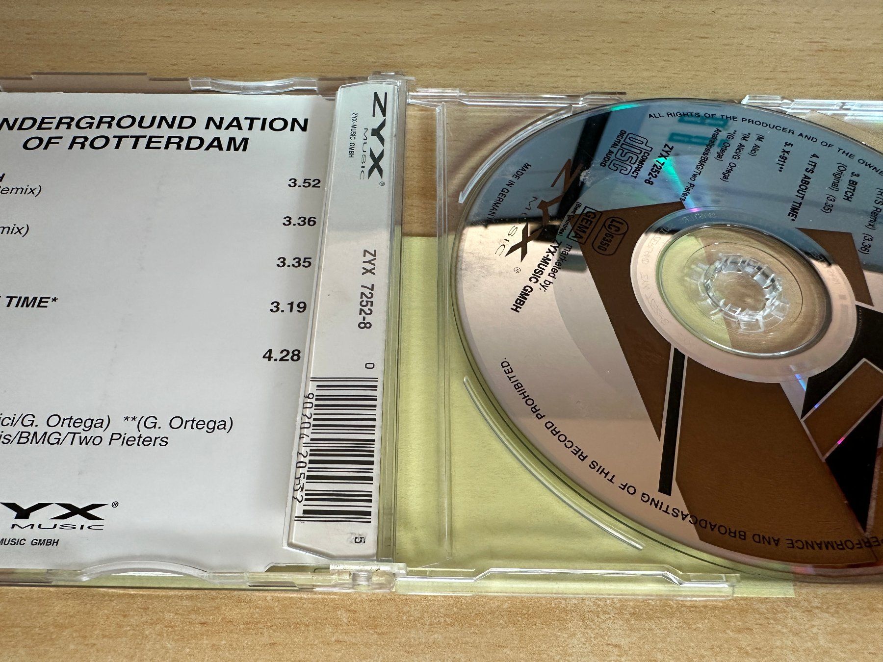 CDs: Underground Nation Of Rotterdam – Bitch - Single CD – Gebraucht aus Rikon im Tösstal von Alpenmutz 1