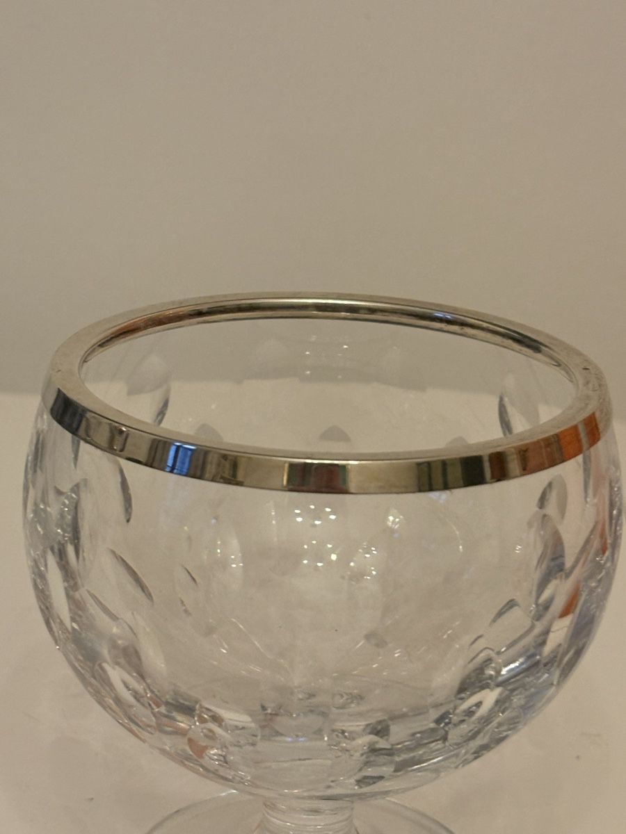 Ciotole: Coupe cristal bord argent 925 gravé main – Nuovo (secondo la descrizione) da Genève venduto da ati_tj8f 2