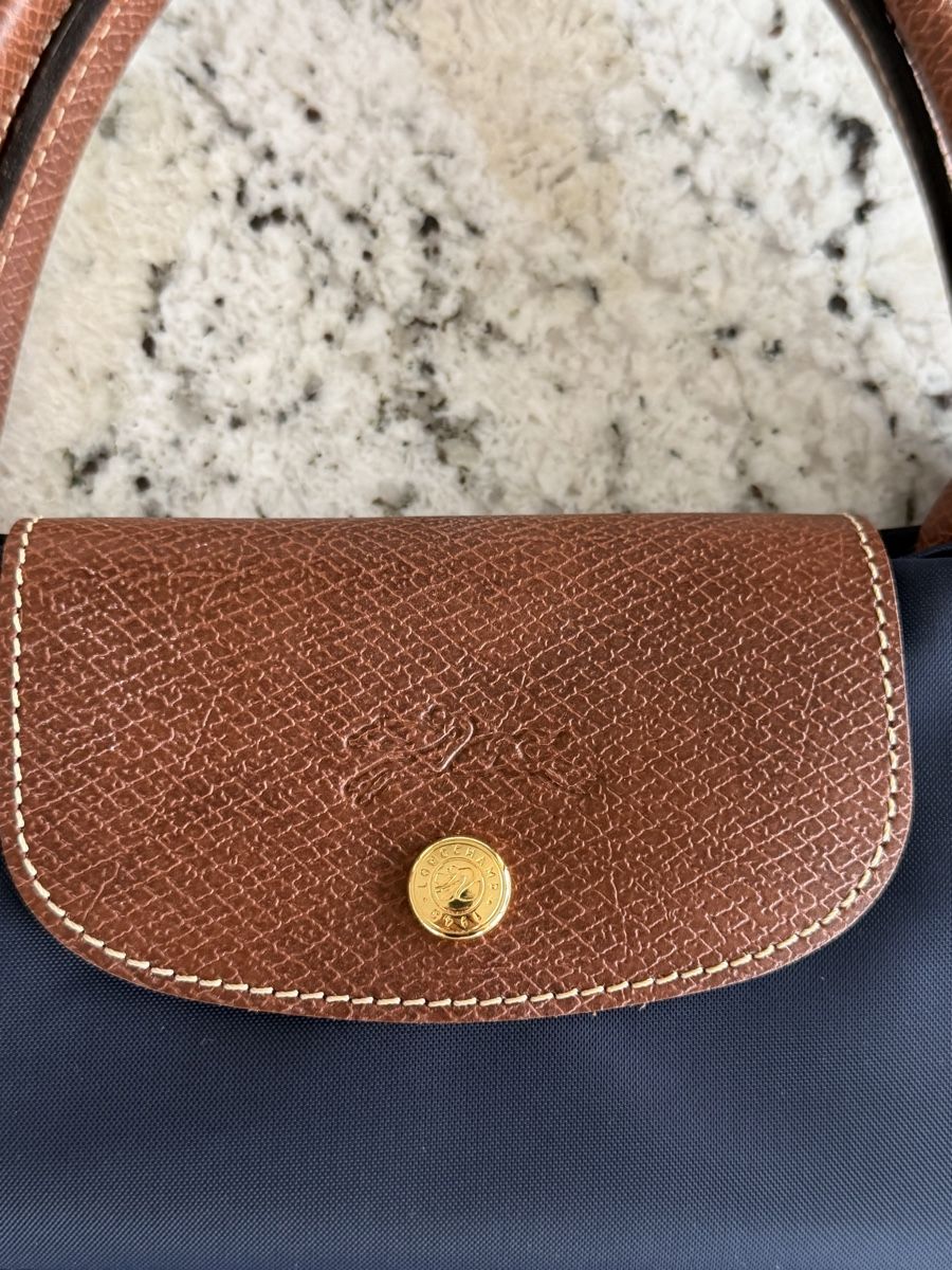 Longchamp Sacs femmes: Longchamp Le Pliage Original Navy Medium Handbag – Excellent – Neuf (Voir description) à Dübendorf par gozdikov 5