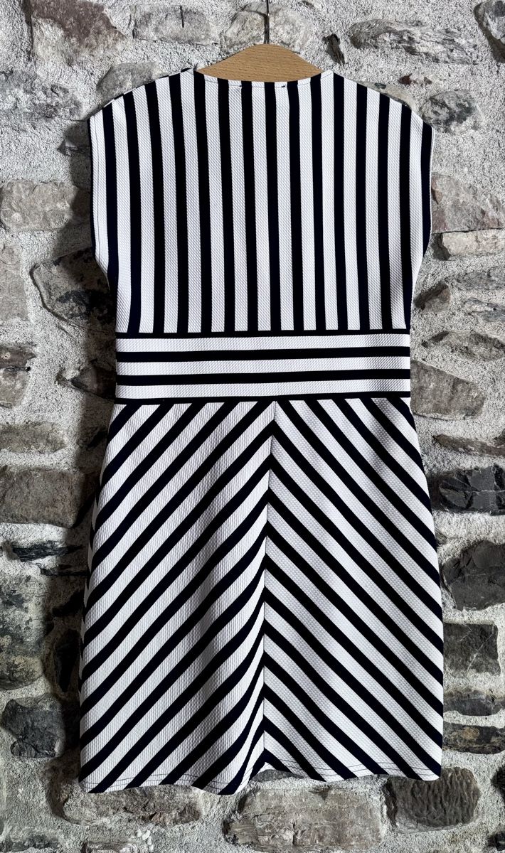 Morgan Kleider: Robe rayée noir et blanc Morgan taille M – Gebraucht aus Lausanne von Flomag 1