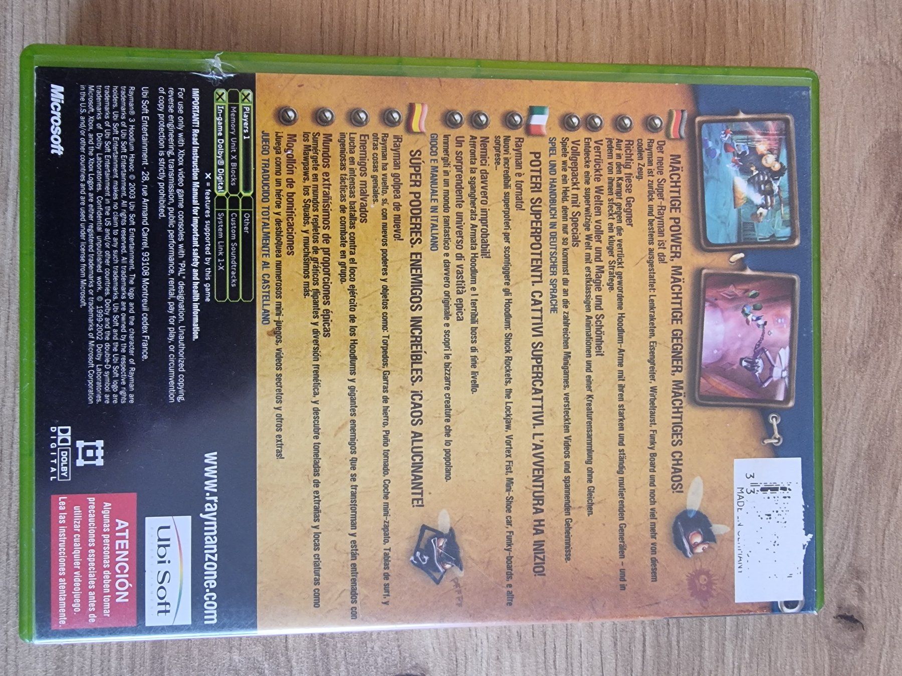 Giochi: XBOX Game Rayman 3 – Usato da Geuensee venduto da Msutt1995 1
