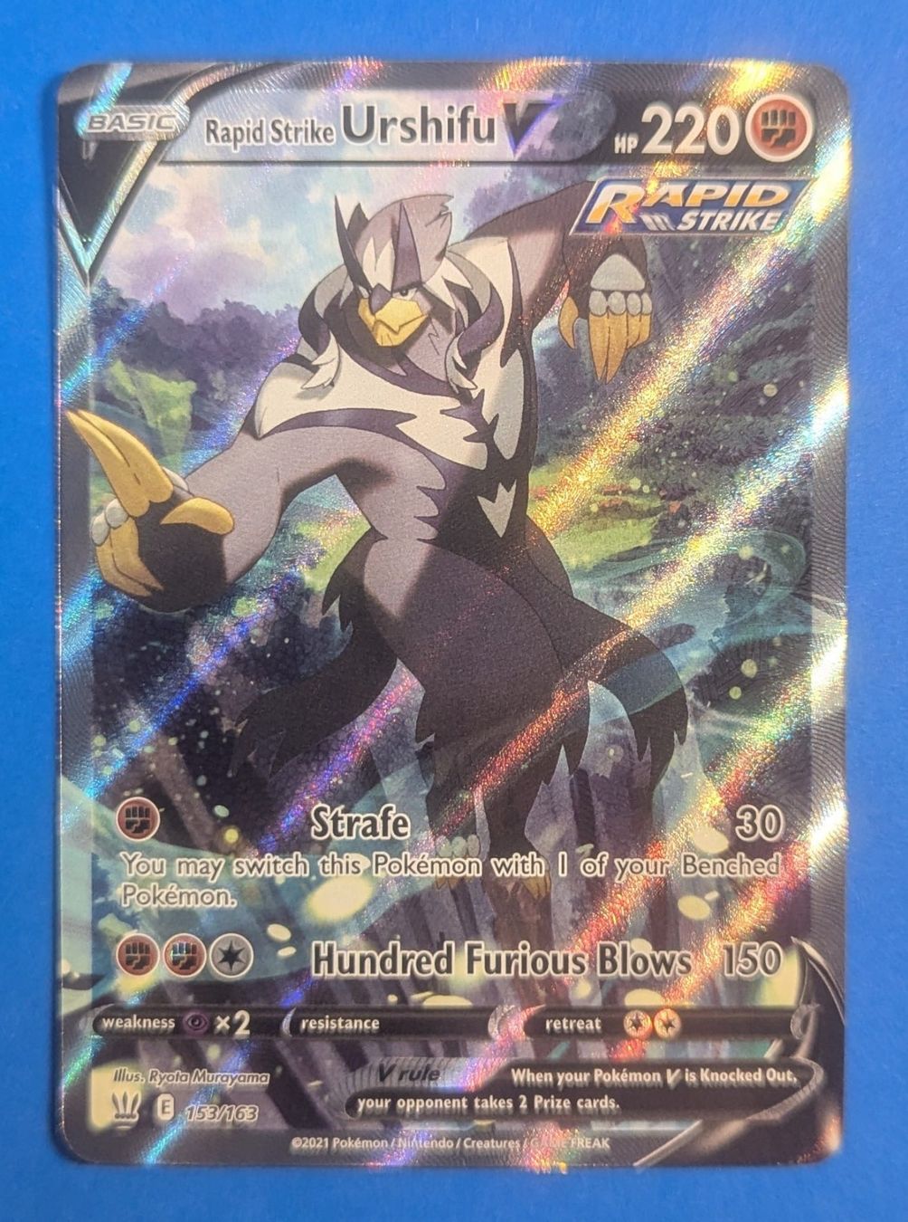 Pokémon Carte collezionabili: Rapid Strike Urshifu V 153/163 – Usato da Zürich venduto da printz7