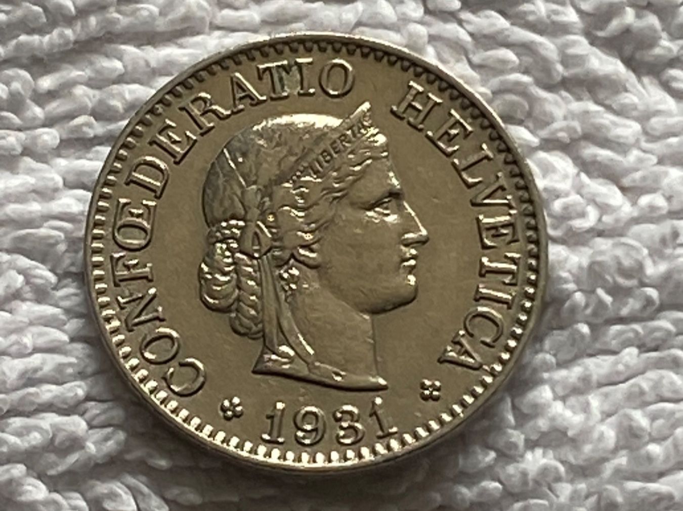 Tutti le monete: 5 centimes/rappen 1931 – Usato da Nyon venduto da Ilmi09