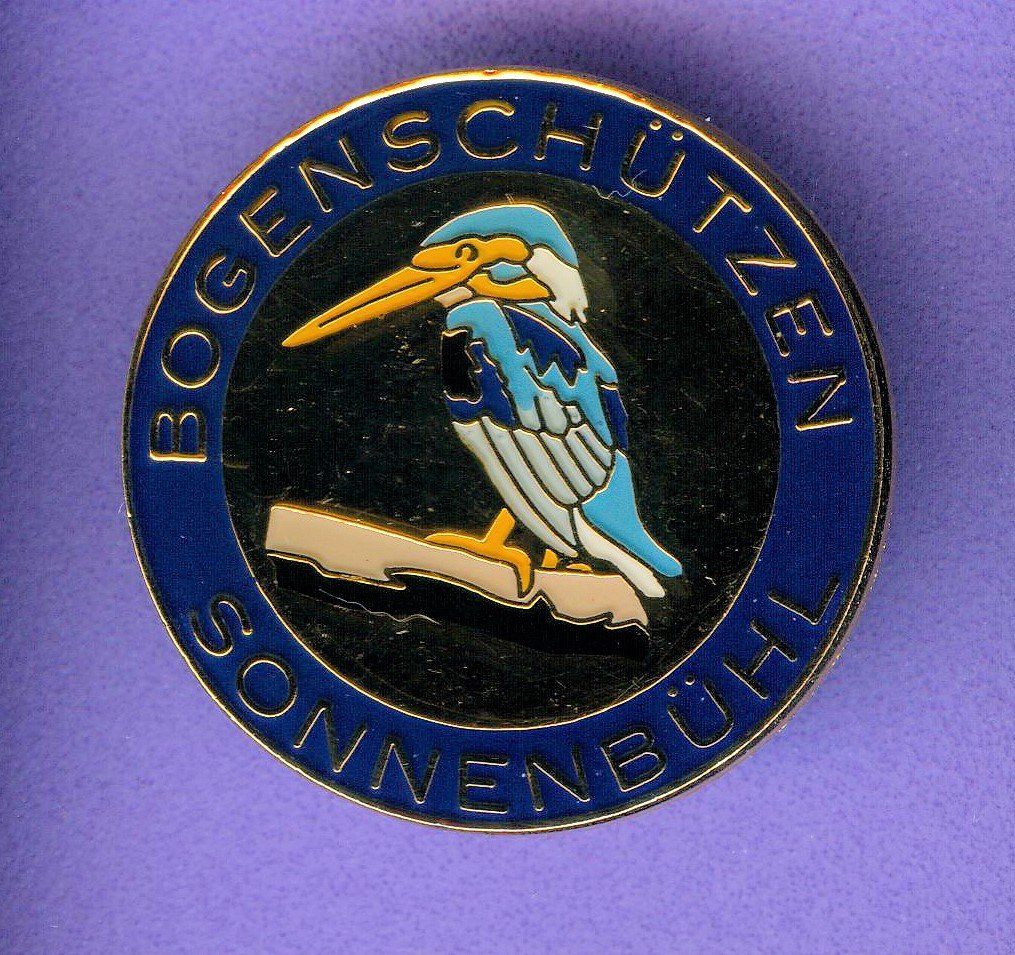 Placchette & Badge: BOGENSCHÜTZEN  SONNENBÜHL  Eisvogel – Usato da Winterthur venduto da Sammleroase