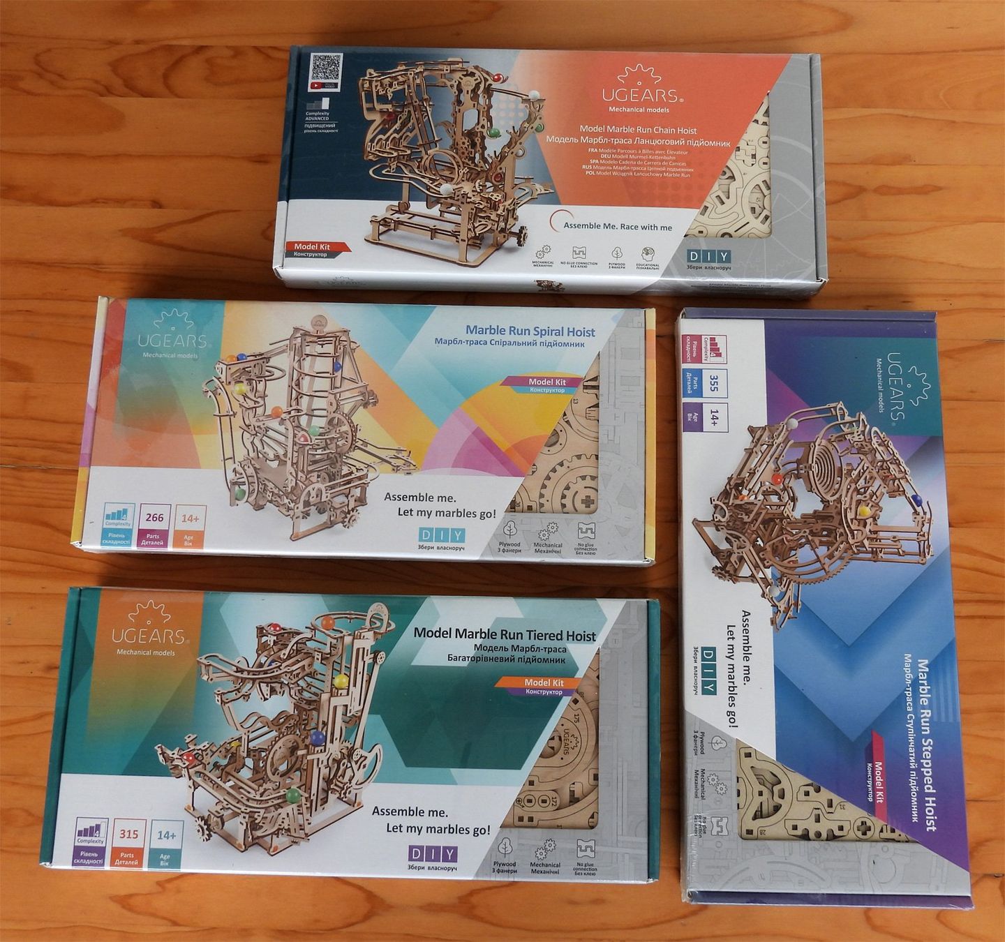 Spielzeuge: Ugears Kugelbahn Murmelbahn Achterbahn – Neu und originalverpackt aus Meilen von Edihau 2