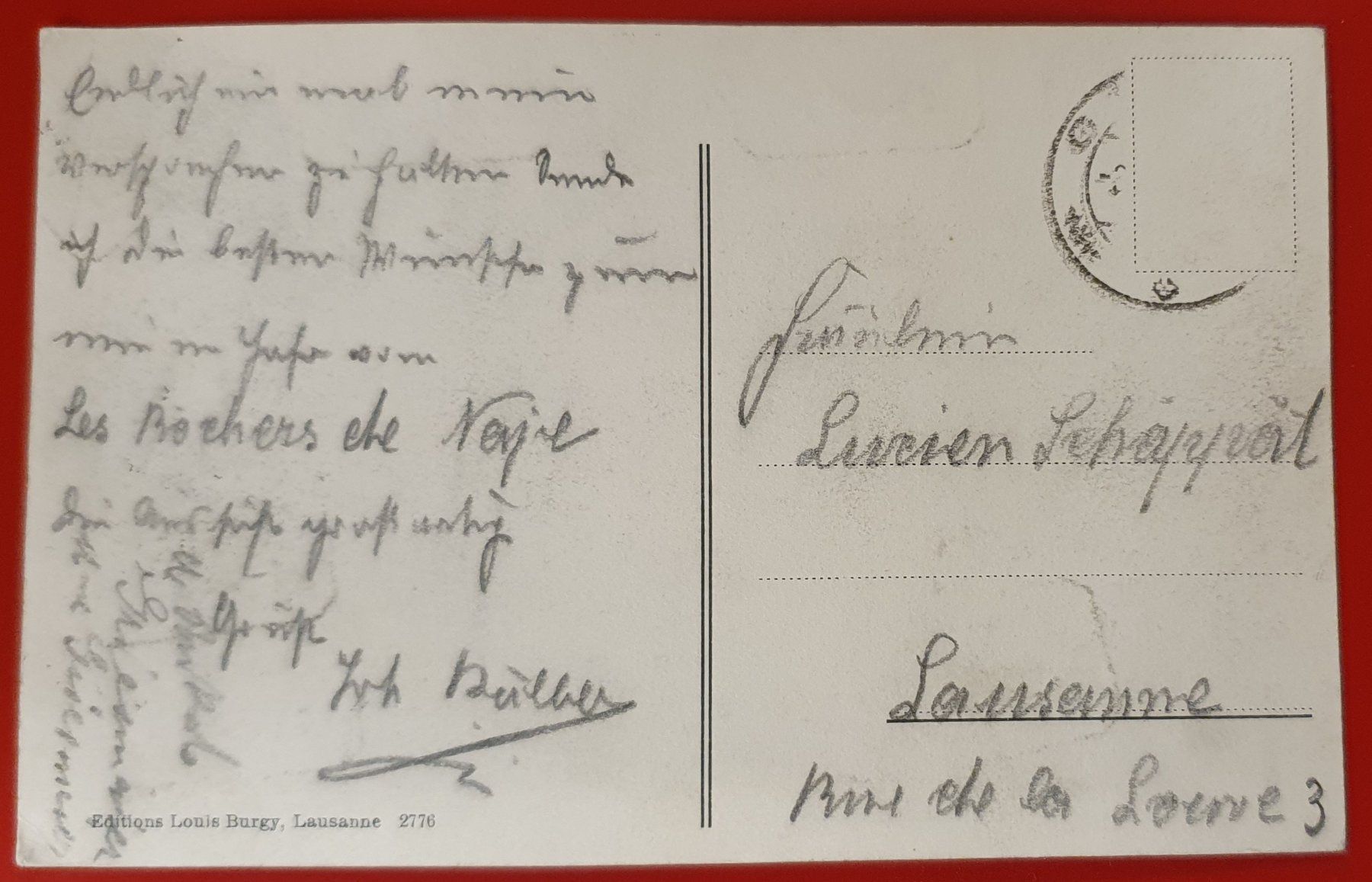Cartoline postali: Les Rochers de Naye 1910 – Usato da Kreuzlingen venduto da Rschweiz1 1