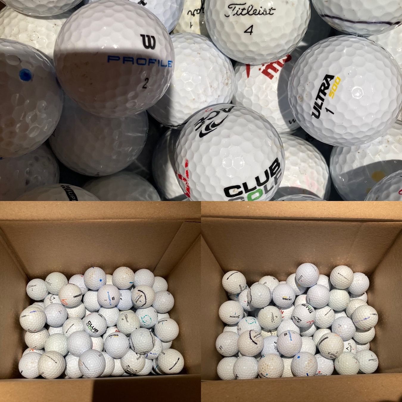 Palloni: GOLFBÄLLE FUNDSTÜCKE 545 STÜCK – Usato da Bubikon venduto da Luc666ifer 1