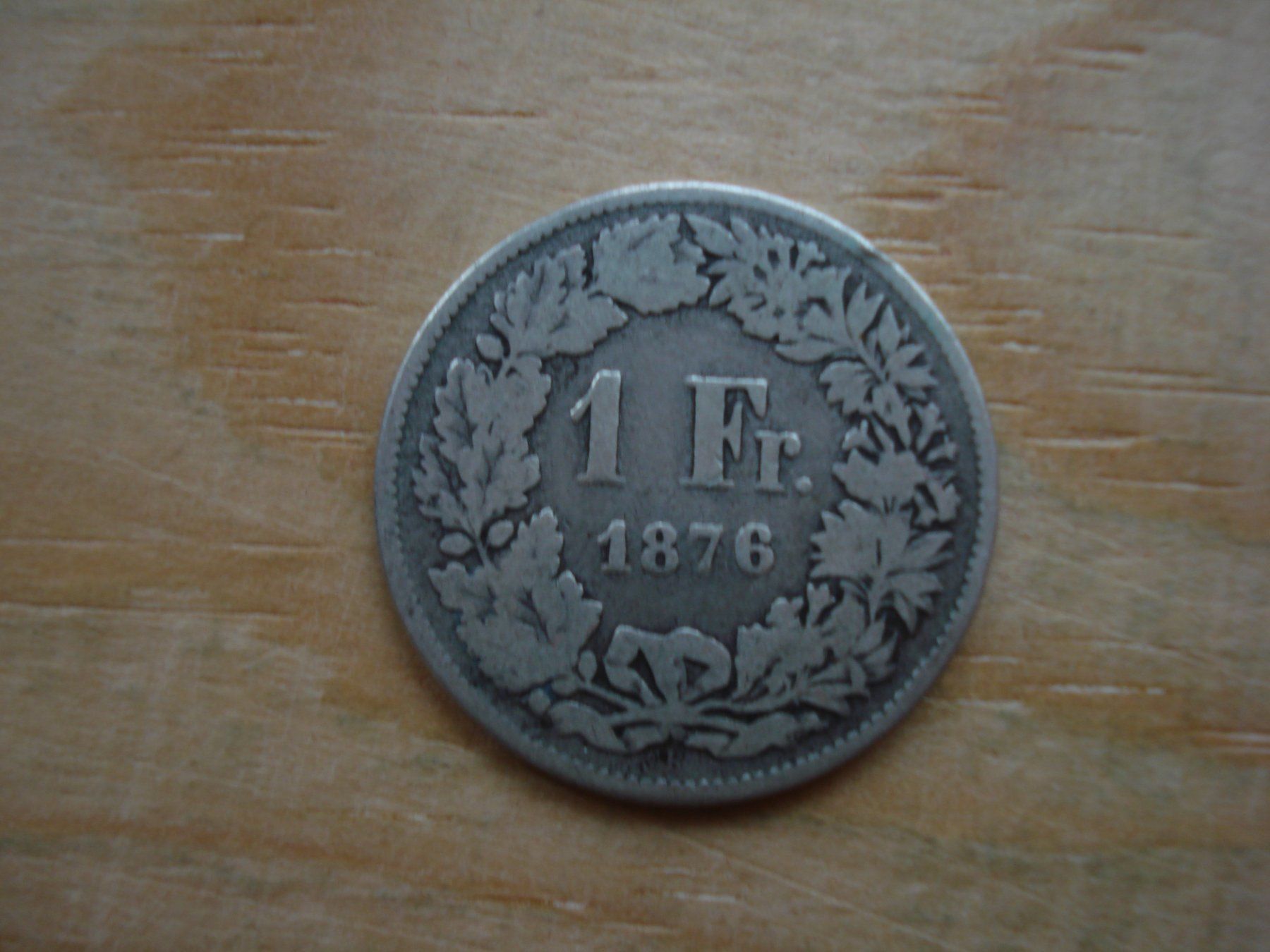Tutti le monete: (S2) 1 Franken 1876 – Usato da Erlach venduto da Net-Coins
