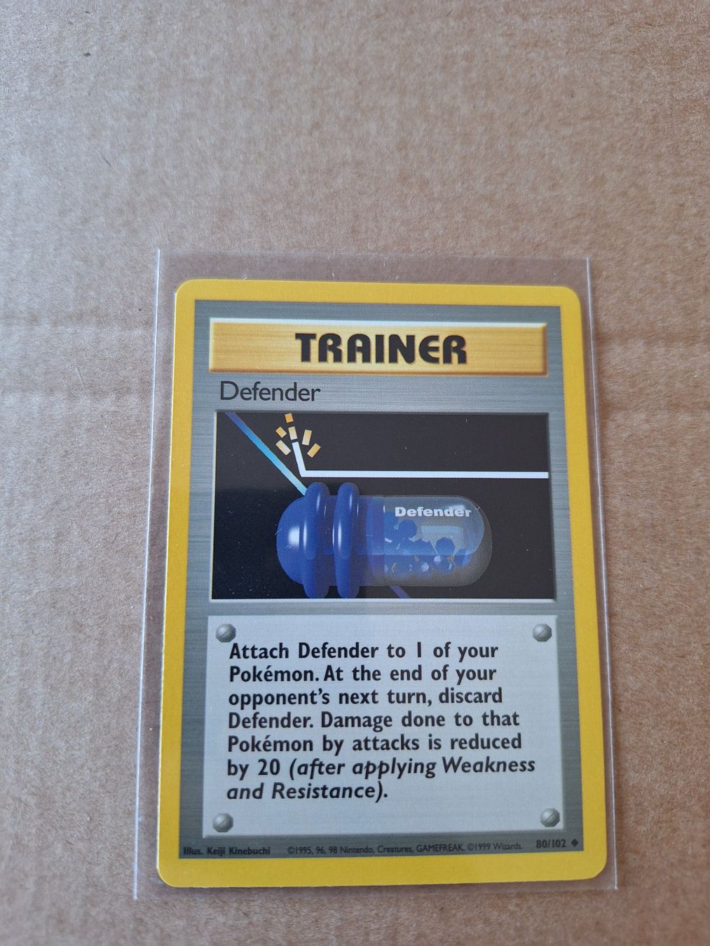 Pokémon Carte collezionabili: Defender - Base Set Englisch Boosterfrisch – Usato da Altstätten SG venduto da GGsGameshop